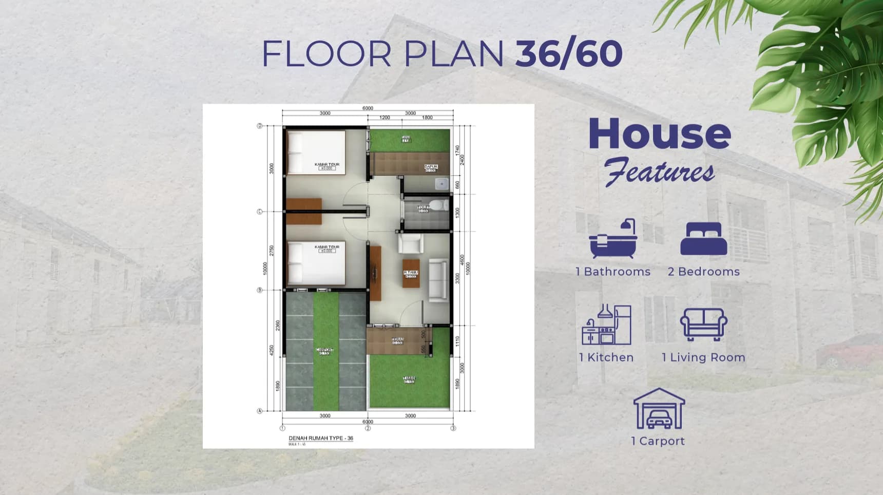 Kemang Verde Residence Tipe 36/60 - Foto 4