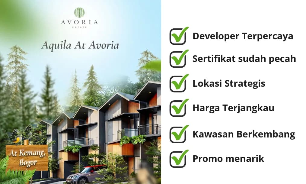 Avoria Estate Cluster Aquila Tipe 88