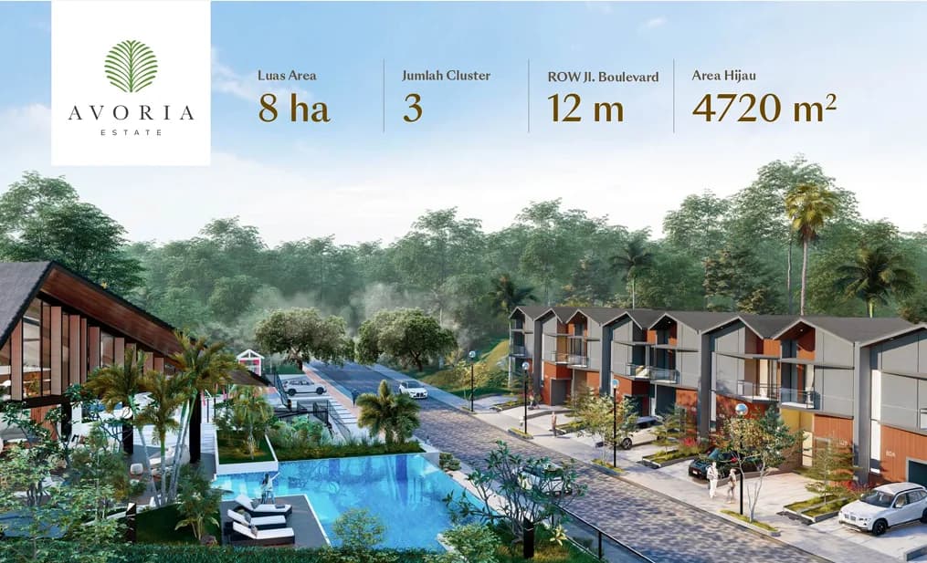 Avoria Estate Luncurkan Cluster Aquila: Hunian Resort Berkonsep Modern Japandi di Kemang, Bogor